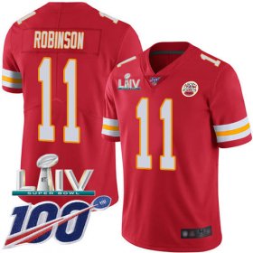 Wholesale Cheap Nike Chiefs #11 Demarcus Robinson Red Super Bowl LIV 2020 Team Color Men\'s Stitched NFL 100th Season Vapor Untouchable Limited Jersey