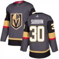Wholesale Cheap Adidas Golden Knights #30 Malcolm Subban Grey Home Authentic Stitched NHL Jersey