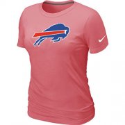 Wholesale Cheap Women's Nike Buffalo Bills Pink Logo T-Shirt