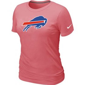 Wholesale Cheap Women\'s Nike Buffalo Bills Pink Logo T-Shirt