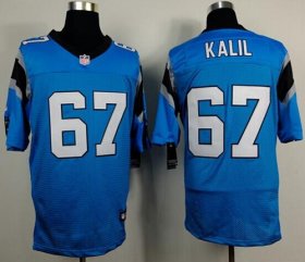 Wholesale Cheap Nike Panthers #67 Ryan Kalil Blue Alternate Men\'s Stitched NFL Elite Jersey