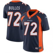 Wholesale Cheap Nike Broncos #72 Garett Bolles Navy Blue Alternate Men's Stitched NFL Vapor Untouchable Limited Jersey