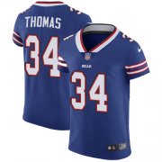 Wholesale Cheap Nike Bills #34 Thurman Thomas Royal Blue Team Color Men's Stitched NFL Vapor Untouchable Elite Jersey