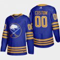 Wholesale Cheap Buffalo Sabres Custom Men's Adidas 2020-21 Home Authentic Player Stitched NHL Jersey Royal Blue