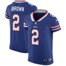 Wholesale Cheap Nike Bills #2 John Brown Royal Blue Team Color Men\'s Stitched NFL Vapor Untouchable Elite Jersey