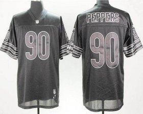 Wholesale Cheap Bears #90 Julius Peppers Black Shadow Stitched NFL Jersey