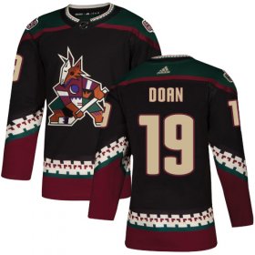 Wholesale Cheap Adidas Coyotes #19 Shane Doan Black Alternate Authentic Stitched NHL Jersey