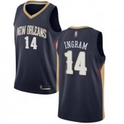 Wholesale Cheap Pelicans #14 Brandon Ingram Navy Basketball Swingman Icon Edition Jersey