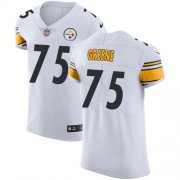 Wholesale Cheap Nike Steelers #75 Joe Greene White Men's Stitched NFL Vapor Untouchable Elite Jersey
