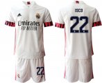 Wholesale Cheap Men 2020-2021 club Real Madrid home 22 white Soccer Jerseys1