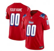 Wholesale Cheap Men's New England Patriots Active Player Custom Red 2023 F.U.S.E. Throwback Limited Football Stitched Jersey
