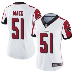 Wholesale Cheap Nike Falcons #51 Alex Mack White Women\'s Stitched NFL Vapor Untouchable Limited Jersey