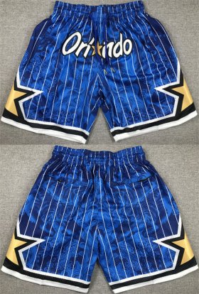 Cheap Men\'s Orlando Magic Blue Shorts(Run Small)