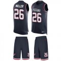 Wholesale Cheap Nike Texans #26 Lamar Miller Navy Blue Team Color Men's Stitched NFL Limited Tank Top Suit Jersey