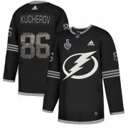 Wholesale Cheap Adidas Lightning #86 Nikita Kucherov Black Authentic Classic 2020 Stanley Cup Final Stitched NHL Jersey