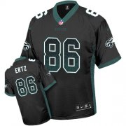 Wholesale Cheap Nike Eagles #86 Zach Ertz Black Alternate Men's Stitched NFL Elite Drift Fashion Jersey