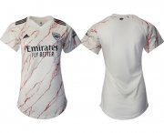 Wholesale Cheap Arsenal away aaa version womens soccer 2021 jerseys