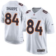 Wholesale Cheap Nike Broncos #84 Shannon Sharpe White Youth Stitched NFL Game Event Jersey
