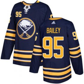 Wholesale Cheap Adidas Sabres #95 Justin Bailey Navy Blue Home Authentic Stitched NHL Jersey