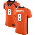 Wholesale Cheap Nike Broncos #8 Brandon McManus Orange Team Color Men's Stitched NFL Vapor Untouchable Elite Jersey