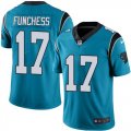 Wholesale Cheap Nike Panthers #17 Devin Funchess Blue Alternate Men's Stitched NFL Vapor Untouchable Limited Jersey