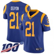 Wholesale Cheap Nike Rams #21 Donte Deayon Royal Blue Alternate Men's Stitched NFL 100th Season Vapor Untouchable Limited Jersey