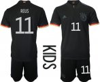 Wholesale Cheap 2021 European Cup Germany away Youth 11 soccer jerseys