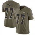 Wholesale Cheap Nike Saints #77 Willie Roaf Olive Men's Stitched NFL Limited 2017 Salute To Service Jersey