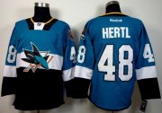 Wholesale Cheap Sharks #48 Tomas Hertl Teal/Black 2015 Stadium Series Stitched NHL Jersey