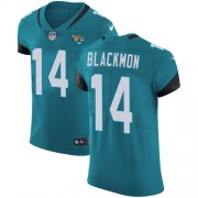 Wholesale Cheap Nike Jaguars #14 Justin Blackmon Teal Green Alternate Men's Stitched NFL Vapor Untouchable Elite Jersey