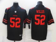 Wholesale Cheap Men's San Francisco 49ers #52 Patrick Willis Black 2017 Vapor Untouchable Stitched NFL Nike Limited Jersey