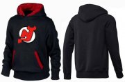 Wholesale Cheap New Jersey Devils Pullover Hoodie Black & Red