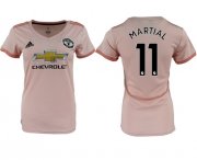 Wholesale Cheap Women's Manchester United #11 Martial Away Soccer Club Jersey
