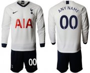Wholesale Cheap Tottenham Hotspur Personalized Home Long Sleeves Soccer Club Jersey