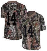 Wholesale Cheap Nike Bills #14 Stefon Diggs Camo Men's Stitched NFL Limited Rush Realtree Jersey