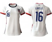 Wholesale Cheap Women 2020-2021 Season National Team America home aaa 16 white Soccer Jerseys