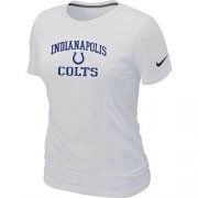 Wholesale Cheap Women's Nike Indianapolis Colts Heart & Soul NFL T-Shirt White