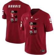 Wholesale Cheap Washington State Cougars 5 Travell Harris Red Fashion College Football Jersey