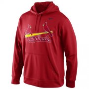 Wholesale Cheap St.Louis Cardinals Nike Men's KO Wordmark Perfomance Red MLB Hoodie