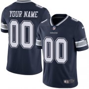 Wholesale Cheap Nike Dallas Cowboys Customized Navy Blue Team Color Stitched Vapor Untouchable Limited Youth NFL Jersey