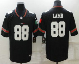 Wholesale Cheap Men\'s Dallas Cowboys #88 CeeDee Lamb Black Mexico 2021 Vapor Untouchable Stitched Nike Limited Jersey
