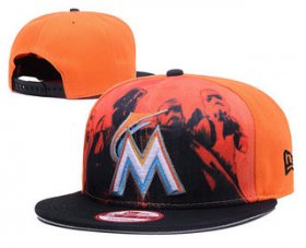 Wholesale Cheap Miami Marlins Snapback Ajustable Cap Hat GS 6