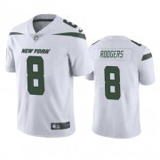 Cheap Men's New York Jets #8 Aaron Rodgers White Vapor Untouchable Limited Stitched Jersey