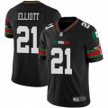 Wholesale Cheap Men's Dallas Cowboys #21 Ezekiel Elliott Black Mexico Vapor Limited Stitched Football Jersey