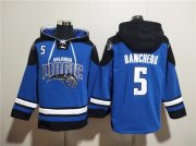 Wholesale Cheap Men's Orlando Magic #5 Paolo Banchero Blue Ageless Must-Have Lace-Up Pullover Hoodie