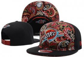 Wholesale Cheap NBA Oklahoma City Thunder Snapback Ajustable Cap Hat XDF 060