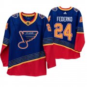 Wholesale Cheap St. Louis Blues #24 Bernie Federko 90s Vintage 2019-20 Authentic Royal NHL Jersey