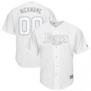 Wholesale Cheap Tampa Bay Rays Majestic 2019 Players' Weekend Cool Base Roster Custom Jersey White