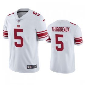Wholesale Cheap Men\'s New York Giants #5 Kayvon Thibodeaux 2022 White Vapor Untouchable Limited Stitched Jersey