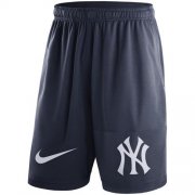 Wholesale Cheap Men's New York Yankees Nike Navy Dry Fly Shorts